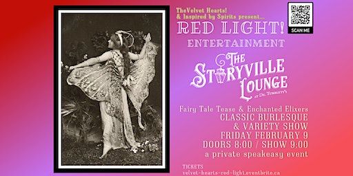 Fairy Tale Tease & Enchanted Elixers: Classic Burlesque & Variety Show | The Storyville Lounge at Dr. Tumblety's™