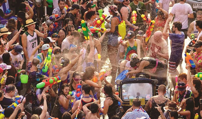 Chiang Mai Songkran Festival｜Songkran 2024 | Thapae Gate, Chiang Mai Gate, Ping River