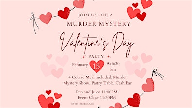LaMalfa Murder Mystery Valentines Dinner | Wingate by Wyndham at LaMalfa