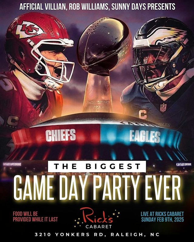 BIGGEST GAME DAY PARTY EVER AT RICKS | Rick's Cabaret Raleigh