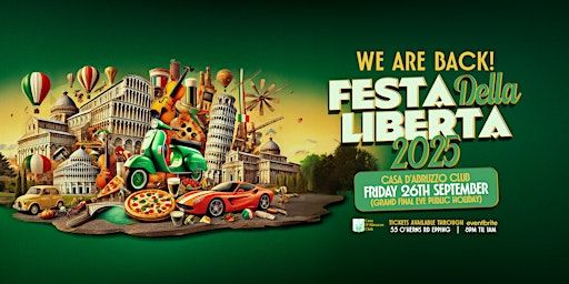 FESTA DELLA LIBERTA Ft DJs Mark Pellegrini, Pauly-J Live & Much More! | Casa D'Abruzzo Club