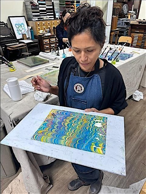 Paper Marbling - Sun, Aug 3, 2025 | International Printing Museum