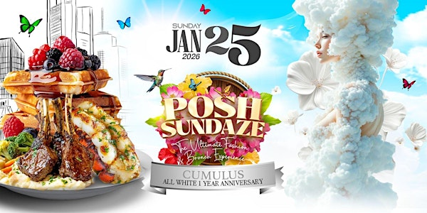 POSH SUNDAZE CUMULUS ALL WHITE | Genesis Events Banquet Hall