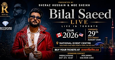 Bilal Saeed Live In Toronto | National Event Venue Space