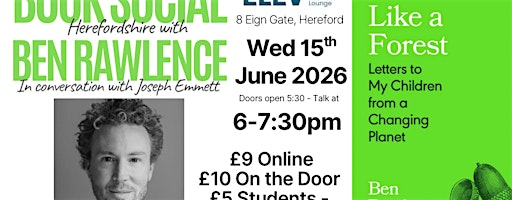 Ben Rawlence @Book Social Herefordshire | Elevate Business Lounge