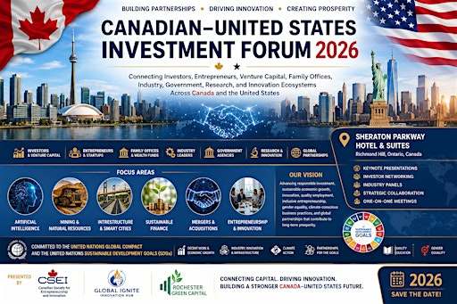 Canadian–United States Investment Forum 2026 | Sheraton Parkway Toronto North Hotel & Suites