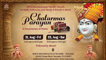 Satsang Parayan in presence of Harikrishna Maharaj & Pujya Santo | SMVS Swaminarayan Mandir Newark, CA