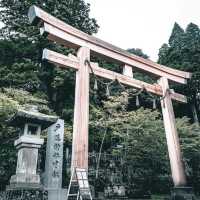 山奥にぽつりと存在する隠れた神社