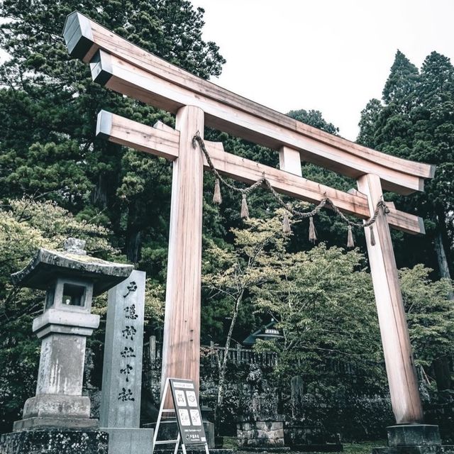 山奥にぽつりと存在する隠れた神社