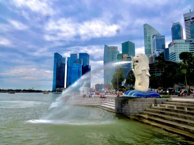 新加坡景點-魚尾獅像公園