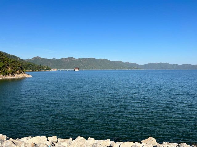 遠眺八仙嶺 — 船灣淡水湖主壩