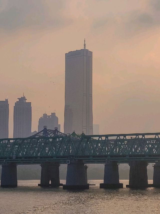 노을 멍 때리기 좋은 노들섬