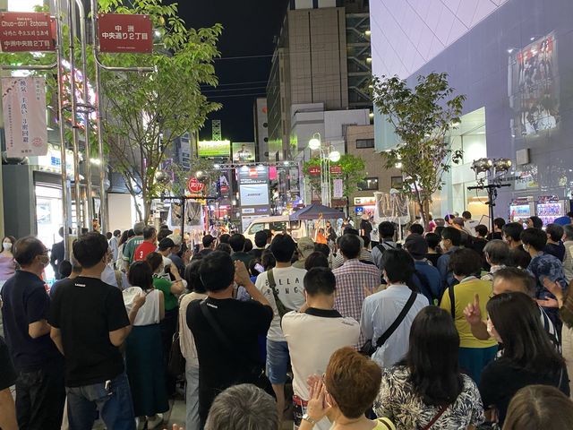 福岡中洲。秋の定番イベント『中洲jazz』(夜)