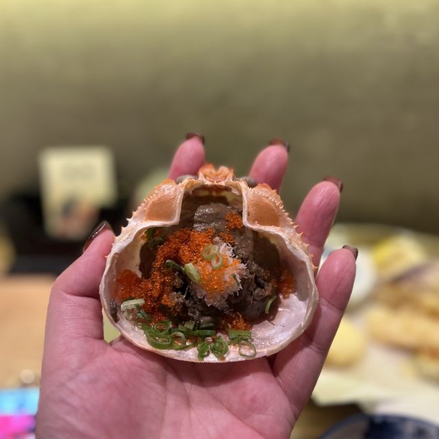 材料豐富嘅蟹丼飯