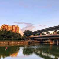 Glorious sunsets in Singapore