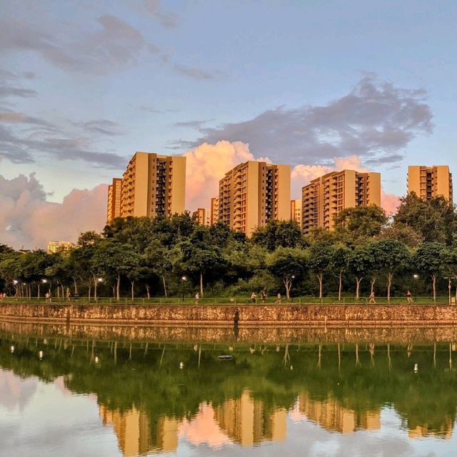 Glorious sunsets in Singapore