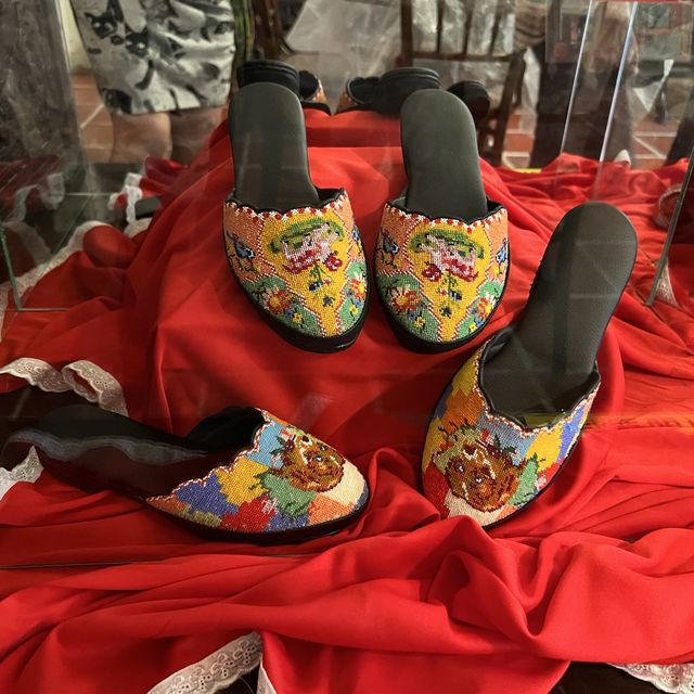 Gorgeous Peranakan beaded shoes exhibition ♥️