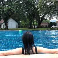Pool time at the Grand Luang Prabang 