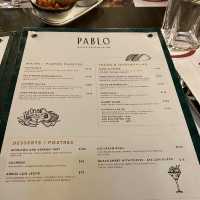Highlights of our birthday dinner at Pablo