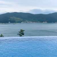 지심도가 한눈에 보이는 인피니티풀💙