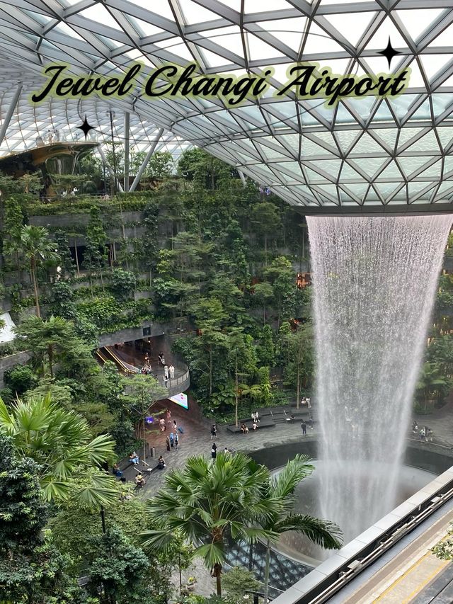 เที่ยวช้อปปิ้งที่ Jewel Changi Airport ก่อนกลับ
