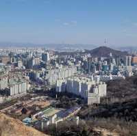 Seoul City View at Ansan Mountain