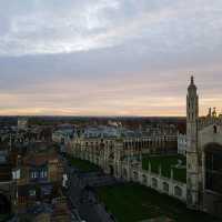 Cambridge University from above