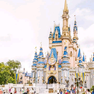 DCWV Disney World Parchi a Tema Città VACANZE ORLANDO LASER Die-Cut 1pc Florida 