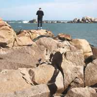 Empty beach in Dongshan (Fujian)