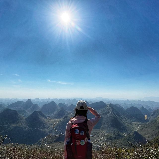 Hiking in Qingyuan 