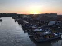 Sunset by Kuala Sepetang Fishing Village