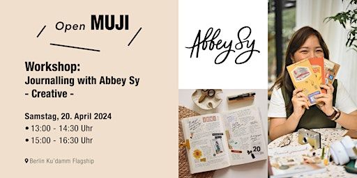 Creative Journalling Workshop with Abbey Sy | MUJI Berlin Kudamm