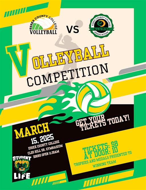 Volleyball Club VS ECC Alumni | Essex County College