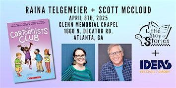 Raina Telgemeier and Scott McCloud - The Cartoonists Club! | Glenn Memorial United Methodist Church