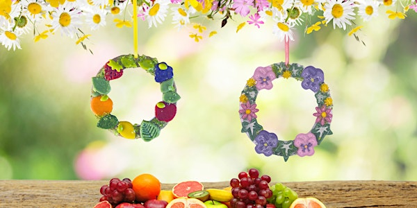 Fused glass floral or fruit wreath - Unconditional Love, Cleckheaton | Unconditional Love Gifts