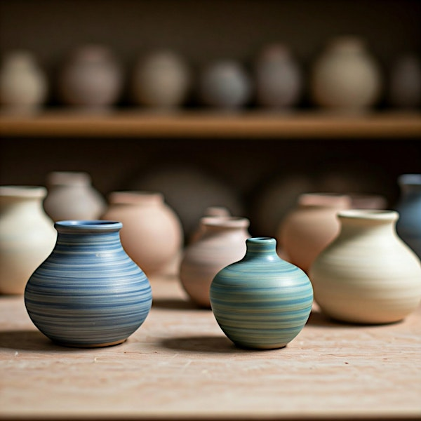 Handbuild Vase and Colouring  Pottery Workshop | Manana Studios