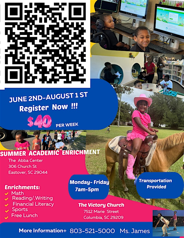 Summer Camp 2025 (Academic and Empowerment) | 7512 Marie St