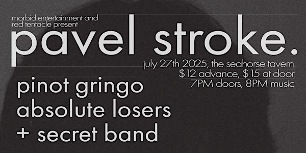Pavel Stroke w/ Pinot Gringo, Absolute Losers and a surprise. | Seahorse Tavern