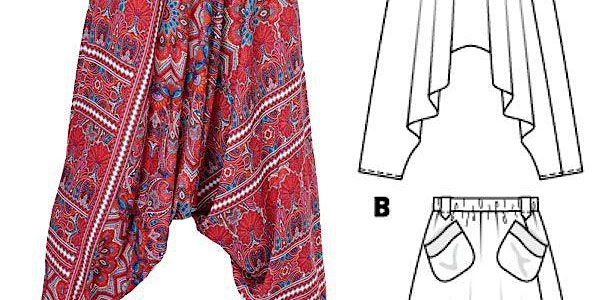 Make Your Own Harem Pants | ReMade Wigan @ Fur Clemt Cafe & Food Outlet