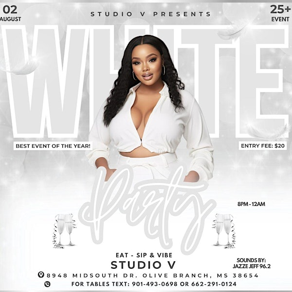 ALL WHITE PARTY 2025 | STUDIO V 8948 Midsouth Dr