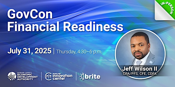 Preparing Your Finances for GovCon Compliance | Maryland Innovation Center