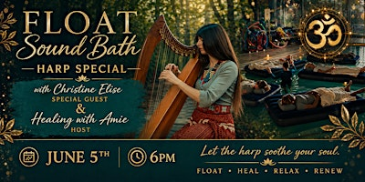 Float Sound Bath Harp Special | Toms River Fitness