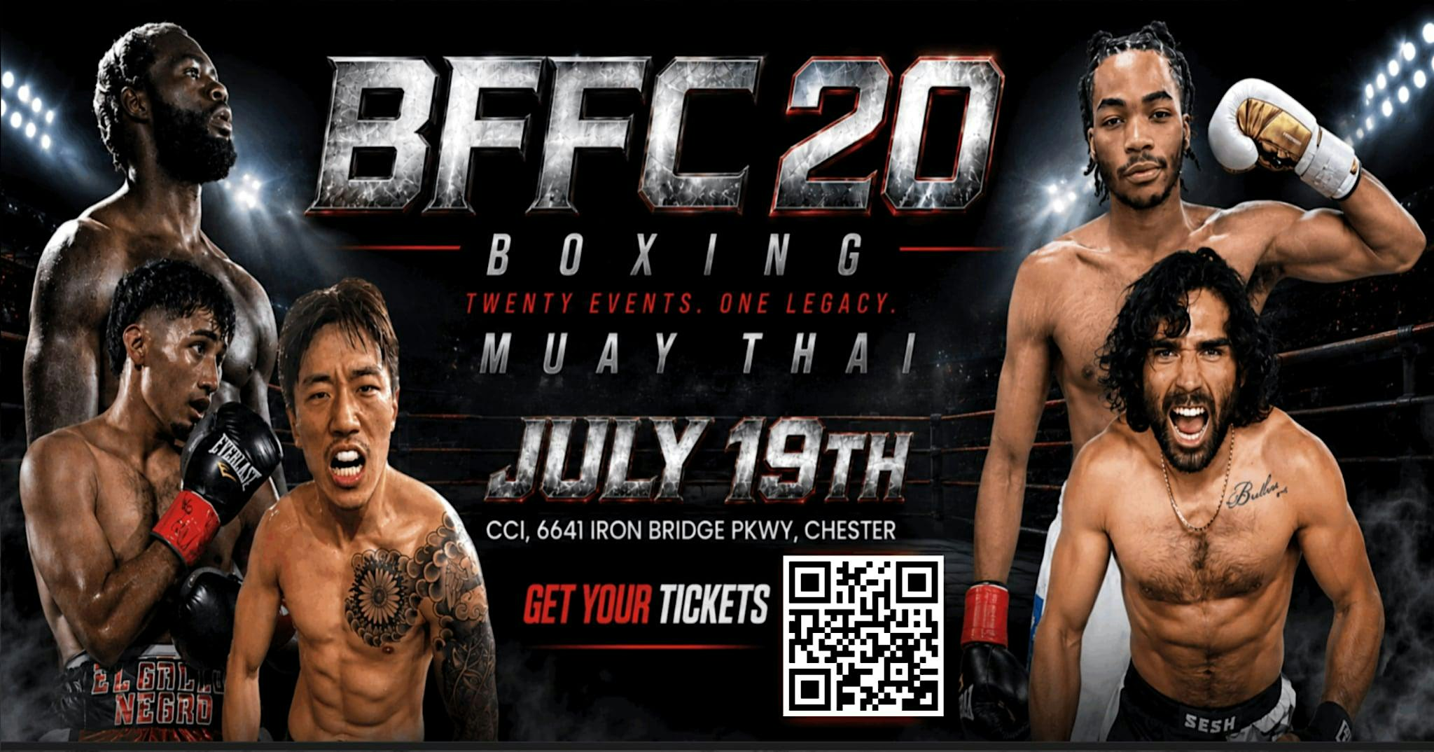 BFFC Presents - A Night of Boxing & Muay Thai! - July 19, 2026 | Cultural Center of India