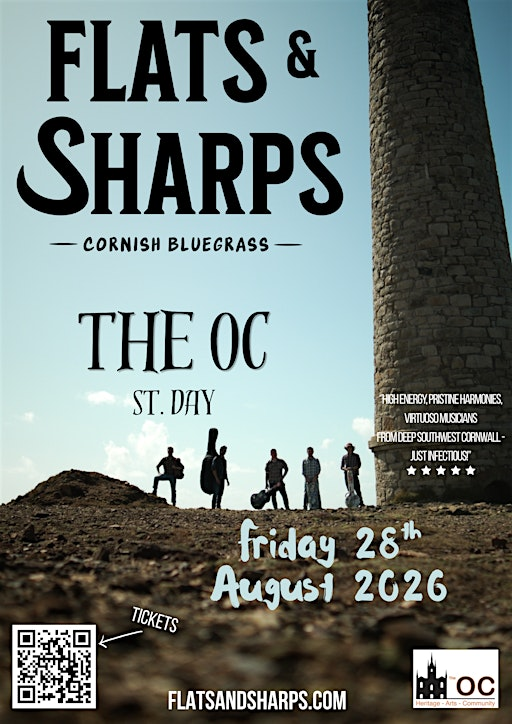 Flats and Sharps Friday 28th August 2026 at "The OC" - St Day. 8pm. | St Day Old Church