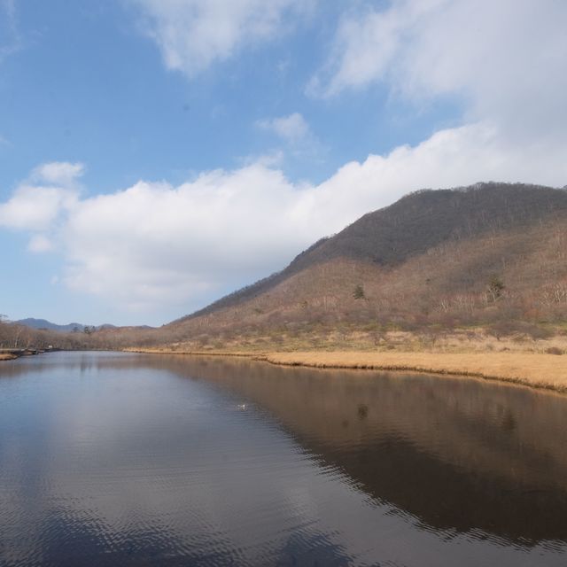 紅葉の覚満淵