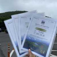 왕복 20km, 제주도 한라산 정복 완료 ⛰