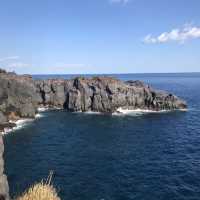【城ヶ先海岸】伊豆らしい溶岩地形！
