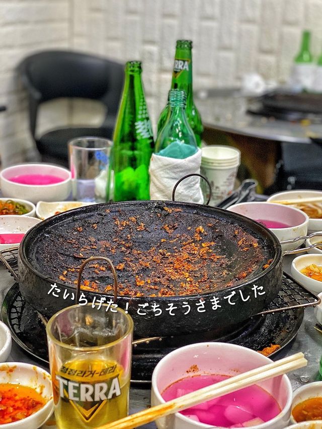 【釜山旅行】活気溢れる地元の方で賑わうお店‼️釜山名物ヤンコプチャン