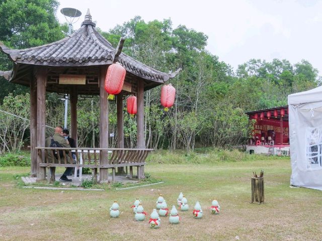 靚靚著漢服同紅葉打卡