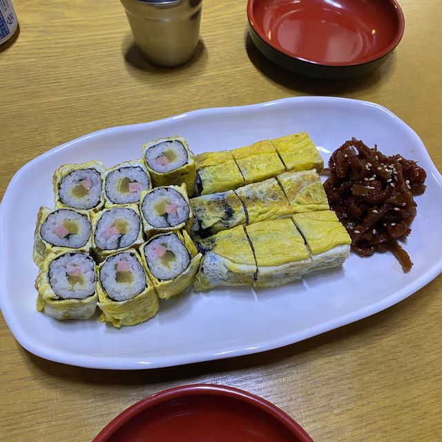 문래동 분식맛집 진순자 계란말이김밥
